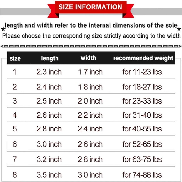 QUMY PETS dog boots NWOT - Picture 3 of 6